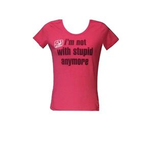 • {A&F} Im Not w/ Stupid Anymore Tee